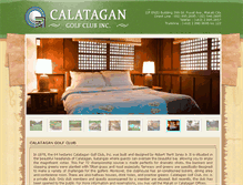 Tablet Screenshot of calatagangolfclub.com